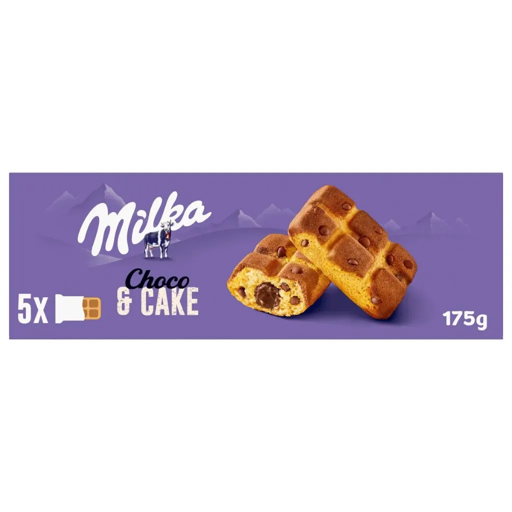 Milka Choco & Cake Gâteaux 5x35 Gr