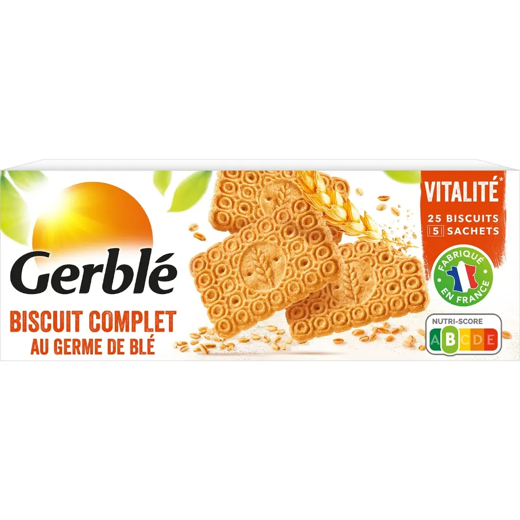 Gerblé Biscuit Complet au Germe de Blé 5x42 Gr