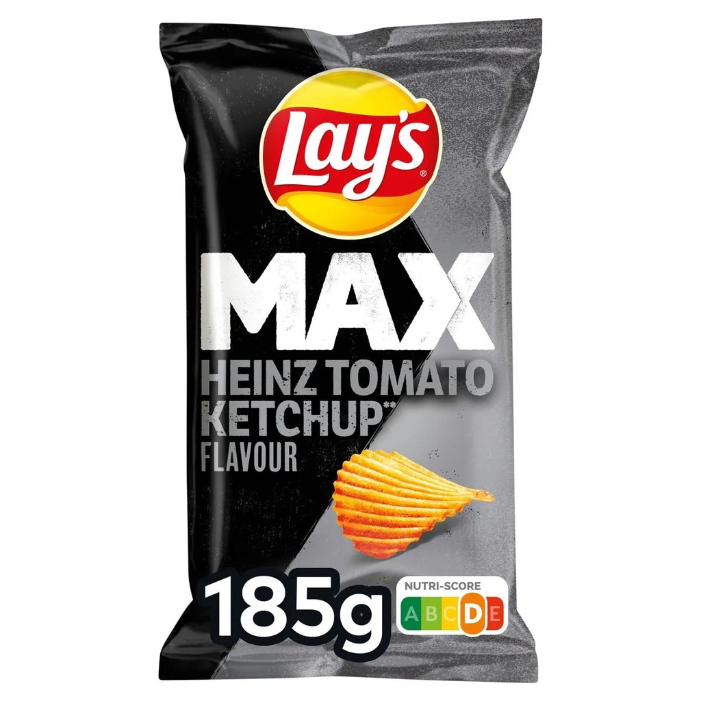 Lay's Max Heinz Tomato Ketchup Chips 185 Gr