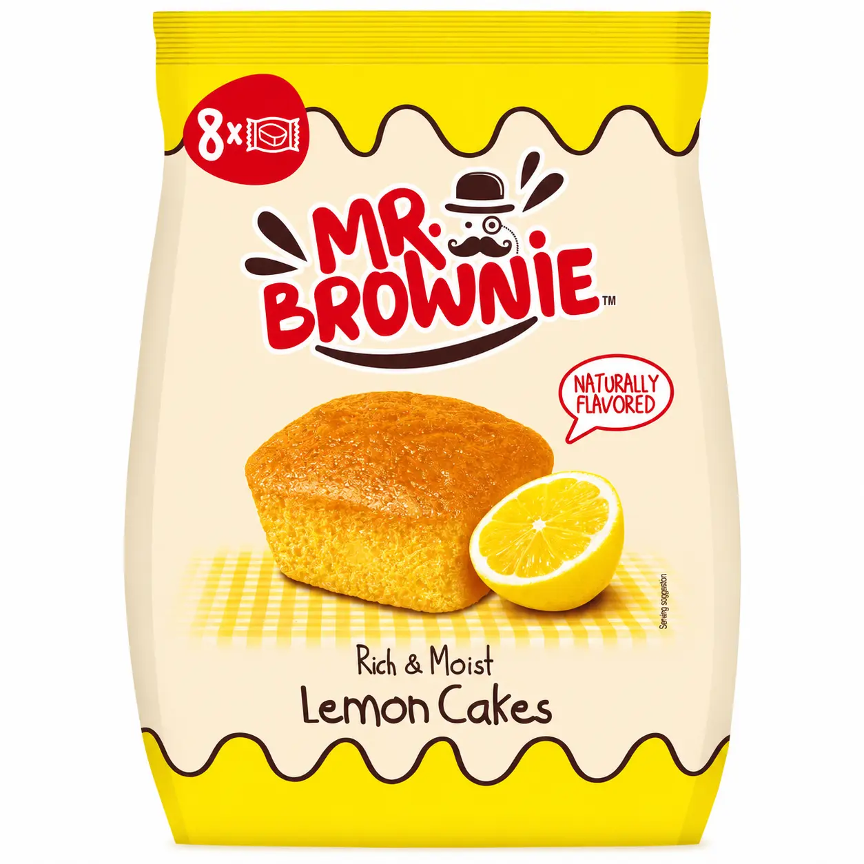 Mr Brownie Lemon Cakes 8x25 Gr